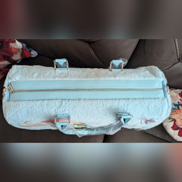 Dolls Kill x Care Bears Fuzzy Weekender Duffel Bag - Picture 4 of 12